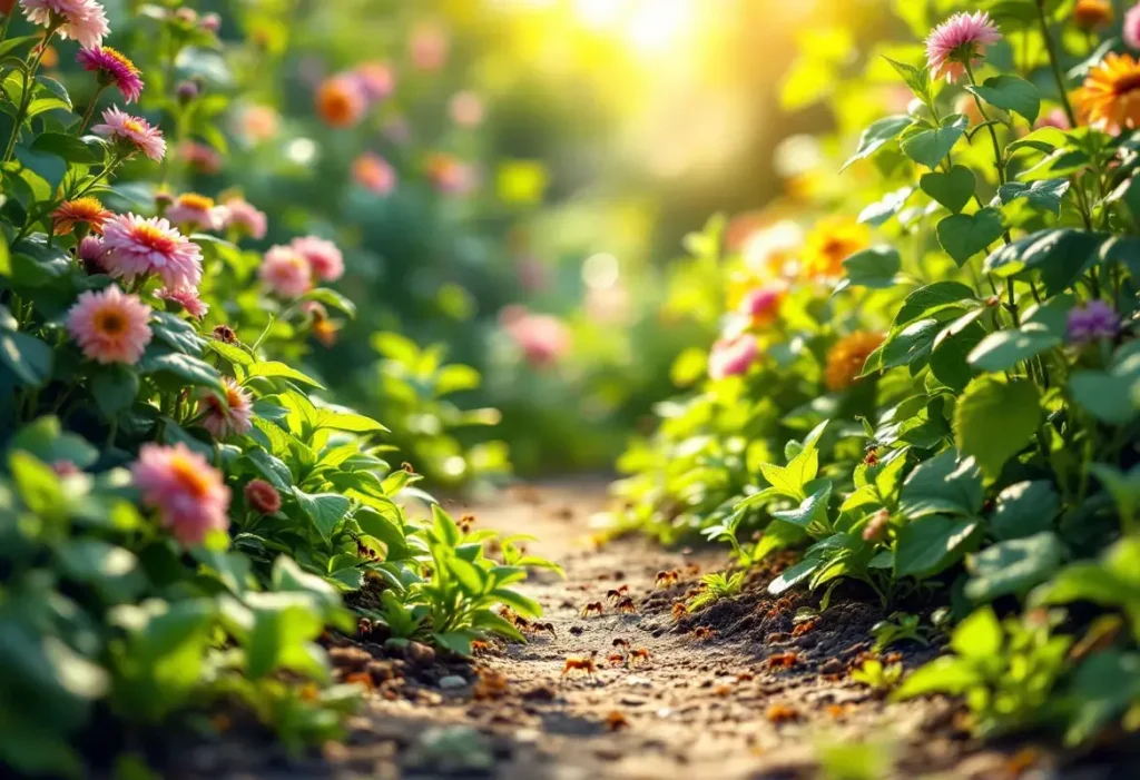 Comment se débarrasser des fourmis dans le jardin naturellement