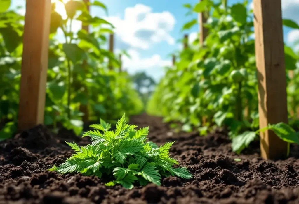 Une poignée d’orties sous les tomates change tout, les maraîchers le savent bien.jpg