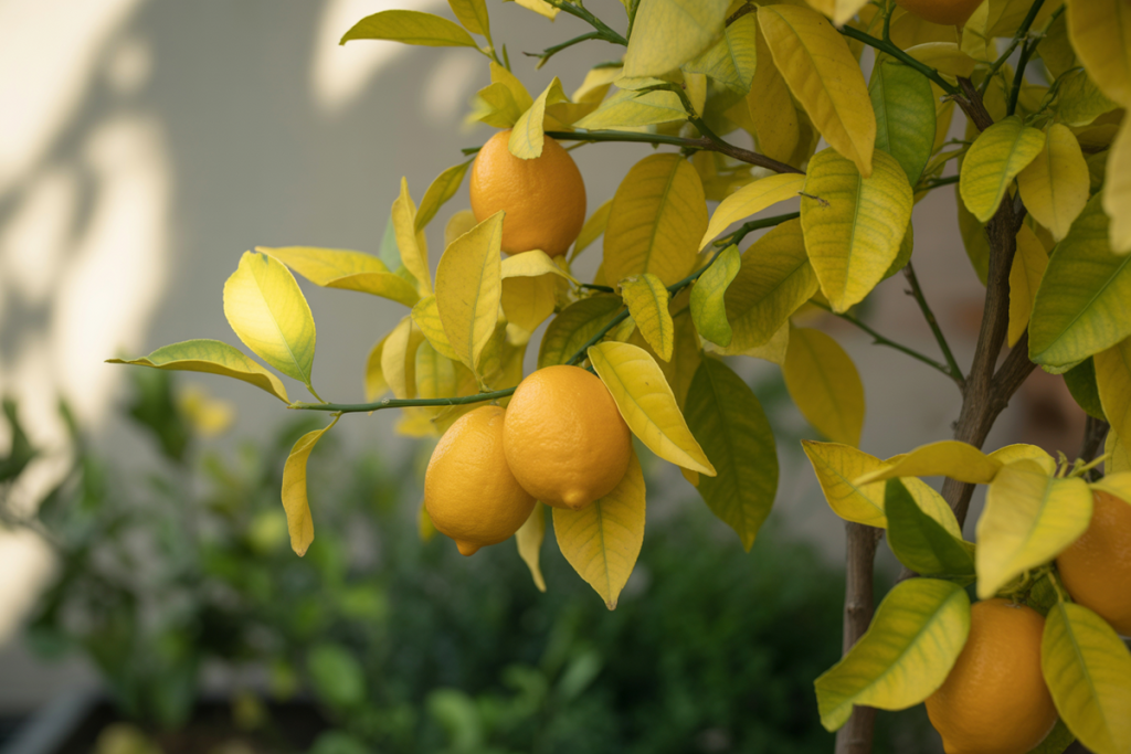 Comment traiter un citronnier dont les feuilles jaunissent