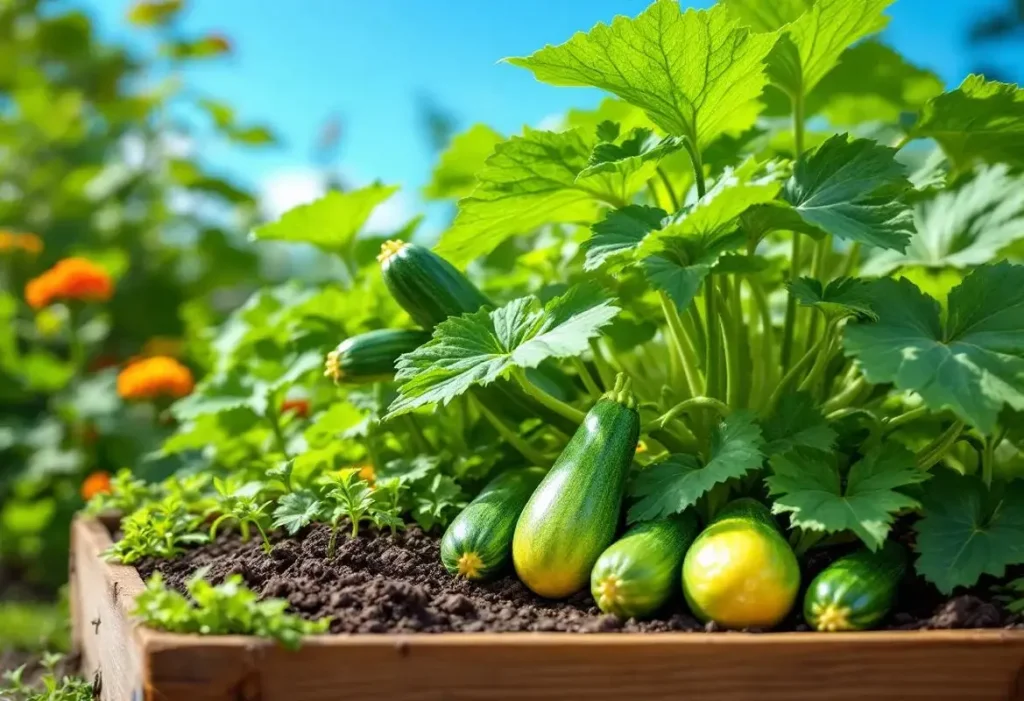Comment obtenir une abondance de courgettes même dans un carré potager limité grâce à un espacement malin ?.jpg